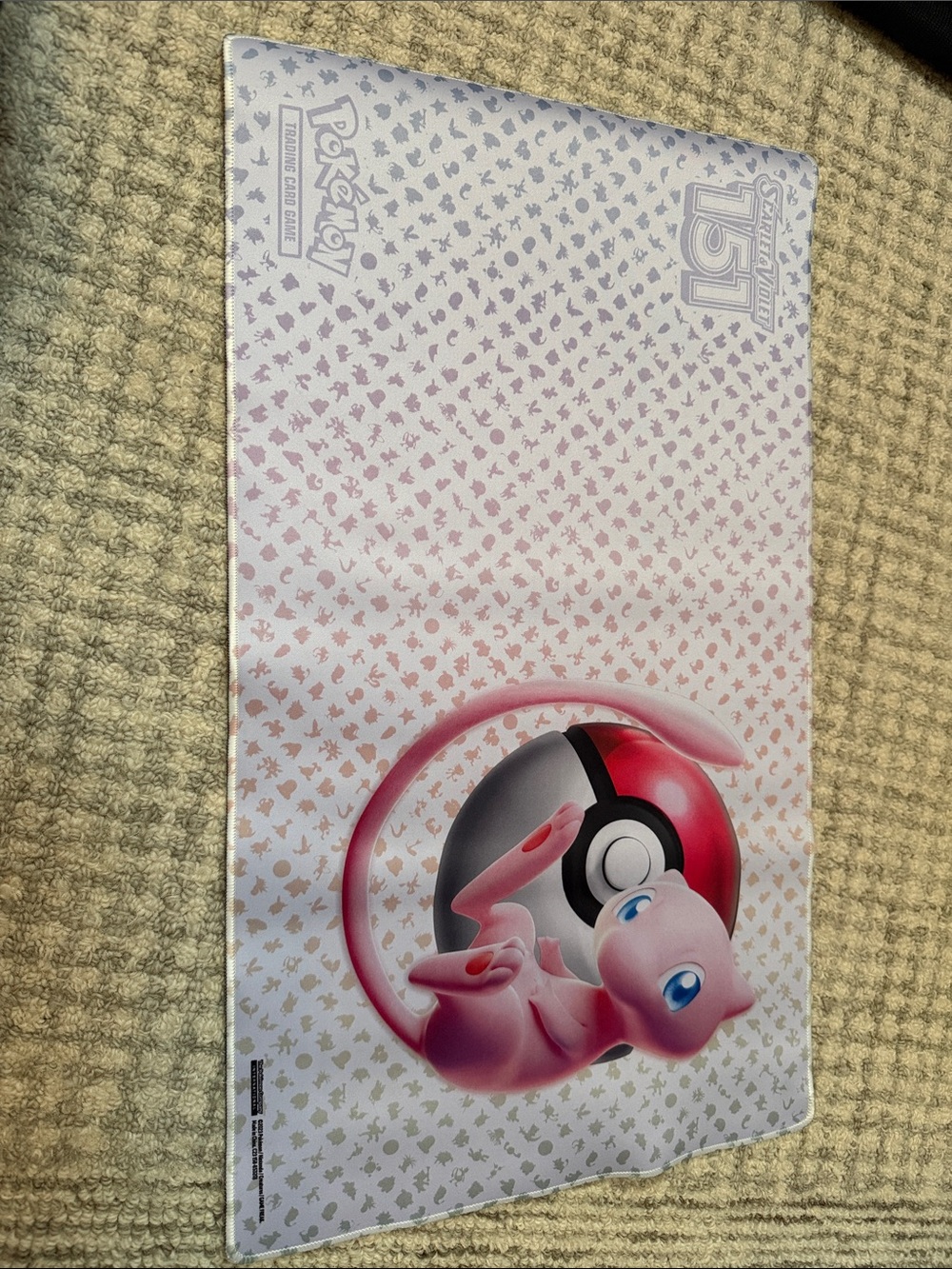 Pokemon trading card mat